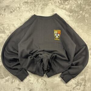 Authentic King’s College Black sweatshirt Size Small Y2K